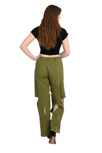 Olive Orbit Jeans